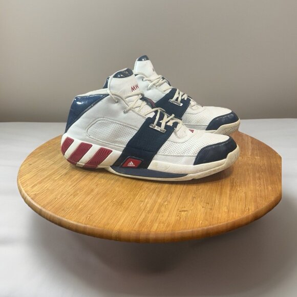 adidas Gil Zero Men’s Size 13 White blue Red Lace up Sneakers basketball shoes main image 7